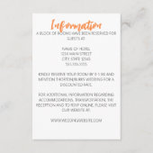 Minimalistische Chrysanthemum Trouwbehuizing Kaart (Voorkant)