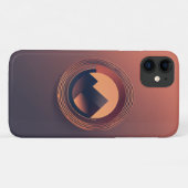 Minimalistische Circle Logo iPhone Case - ABC (Achterkant (horizontaal))