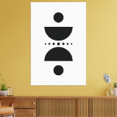 minimalistische cirkel canvas afdruk (Insitu (Woonkamer))