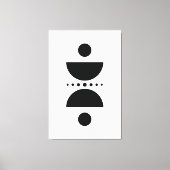 minimalistische cirkel canvas afdruk (Voorkant)