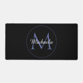 Minimalistische cirkel moderne monogram initiaal n bureaumat