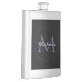 Minimalistische cirkel moderne monogram initiaal n flacon (Rechts)