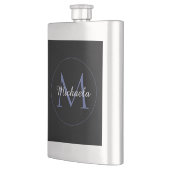 Minimalistische cirkel moderne monogram initiaal n flacon (Links)