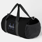 Minimalistische cirkel moderne monogram initiaal n plunjezak (Rechterhoek)