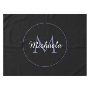 Minimalistische cirkel moderne monogram initiaal n tafelkleed
