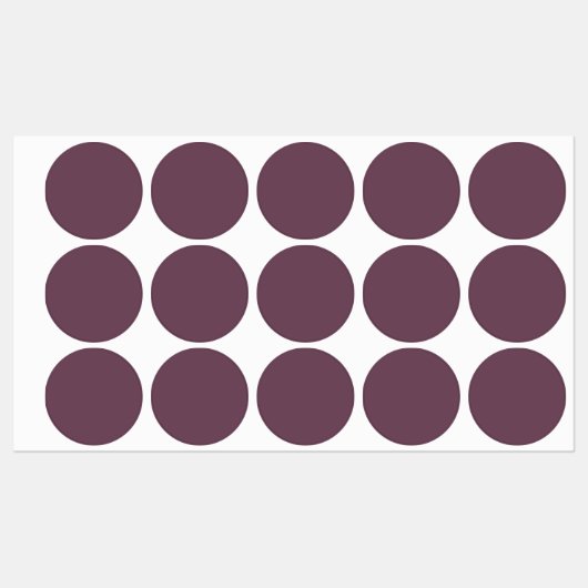 Minimalistische cirkellabels - Moderne Stickers (Vel)