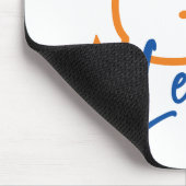 Minimalistische citroenlijnkunst - moderne citrusv muismat (Hoek)