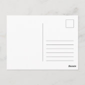 Minimalistische Classic Bauble Christmas Red Blank Briefkaart (Achterkant)