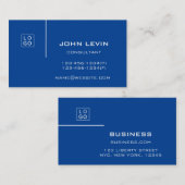 Minimalistische Classic Modern Professional Logo Visitekaartje (Voorkant / Achterkant)