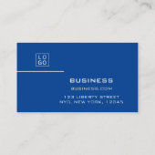 Minimalistische Classic Modern Professional Logo Visitekaartje (Achterkant)