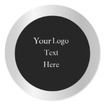 Minimalistische Classy Silver Black Sjabloon Stick