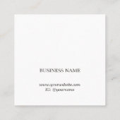 Minimalistische Clean Bold Beauty Salon Coupon (Achterkant)