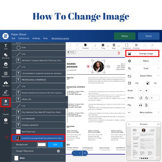 Minimalistische Clean Resume Sjabloon