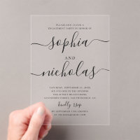 Minimalistische Clear Engagement Party | elegant s