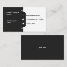 Minimalistische contactgegevens