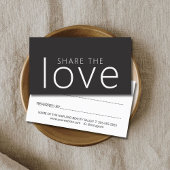 Minimalistische Cool Bold Ivoor Zwart Wit Salon Aanbevelingskaartje