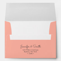 Minimalistische Coral A7-envelop