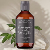 Minimalistische cosmetica fles of potje label - Gr