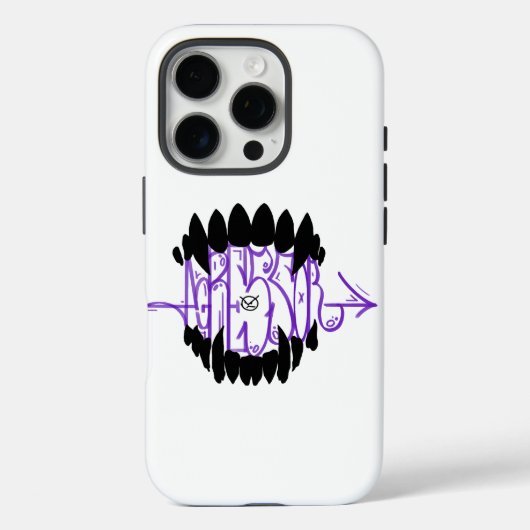 minimalistische coverdesign "Aggressor" collectie Case-Mate iPhone Case (Achterkant)