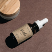 Minimalistische Craft Dropper Fles Productlabels Etiket