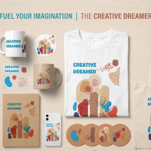 Minimalistische Creatieve Dromer Article555 T-shirt