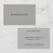 Minimalistische Creatieve Eenvoudige Professionele Visitekaartje (Voorkant / Achterkant)