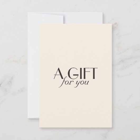 Minimalistische Crème Beige Ivoor Zwarte Salon (Voorkant)