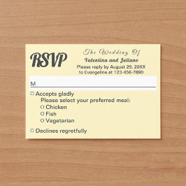 Minimalistische Crème Met Leisteen Tekst Trouw RSV RSVP Kaartje