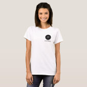 Minimalistische Crest Logo Personeel T-Shirt (Voorkant volledig)