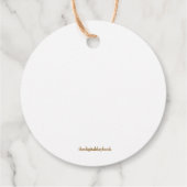 minimalistische croissant favoriet label (Achterkant)