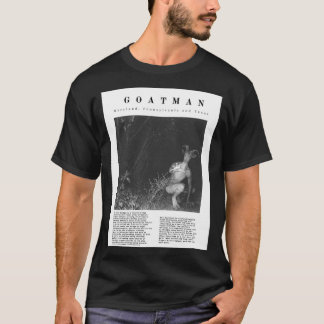 Minimalistische cryptids Goatman T-shirt