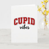 Minimalistische Cupid Vibes Kaart (Gele Bloem)