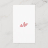 Minimalistische Cute Raccoon Baby shower Books voo Informatiekaartje (Achterkant)