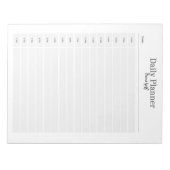 Minimalistische dagelijkse planner - naam notitieblok (Voorkant)