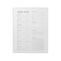 Minimalistische dagelijkse planner