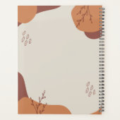 Minimalistische dagelijkse planner" Productiviteit Planner (Achterkant)