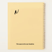 Minimalistische Daily Planner – Elegant & Flow (Achterkant)