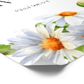 Minimalistische Daisy gunsten neem er een Poster (Hoek)