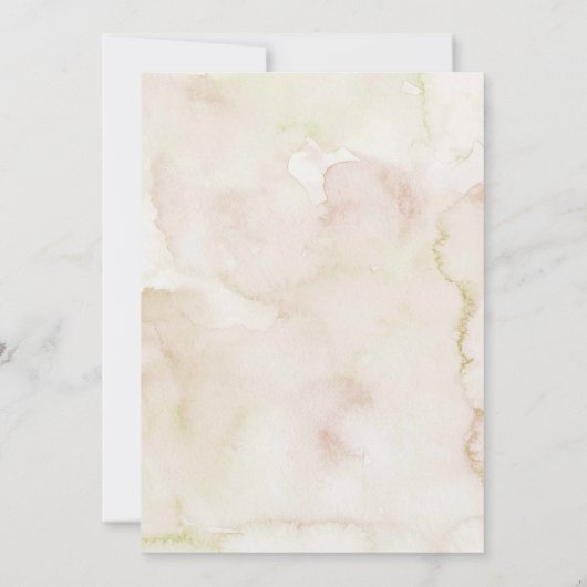 Minimalistische Daisy Summer Baby in Bloom Baby sh Kaart (Achterkant)