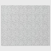 Minimalistische Dalmatische Eenvoudige Moderne Pol Cadeaupapier (Vlak)