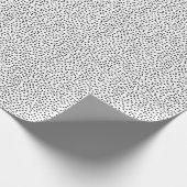 Minimalistische Dalmatische Eenvoudige Moderne Pol Cadeaupapier (Hoek)