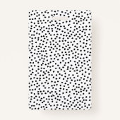 Minimalistische Dalmatische Vlekken Eenvoudig Mode Badge (Achterkant)