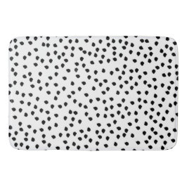 Minimalistische Dalmatische Vlekken Eenvoudig Mode Badmat