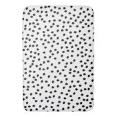 Minimalistische Dalmatische Vlekken Eenvoudig Mode Badmat (Voorkant Verticaal)