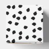 Minimalistische Dalmatische Vlekken Eenvoudig Mode Bedankdoosjes (Bovenkant)