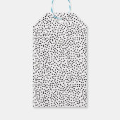 Minimalistische Dalmatische Vlekken Eenvoudig Mode Cadeaulabel (Achterkant)