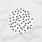 Minimalistische Dalmatische Vlekken Eenvoudig Mode Confetti (Kleine voorkant)