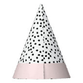 Minimalistische Dalmatische Vlekken Eenvoudig Mode Feesthoedjes (Achterkant)