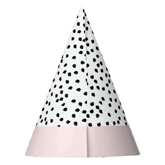 Minimalistische Dalmatische Vlekken Eenvoudig Mode Feesthoedjes (Achterkant)