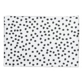 Minimalistische Dalmatische Vlekken Eenvoudig Mode Kussensloop (Achterkant)